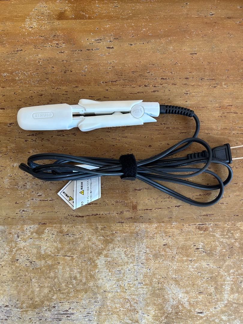 KINUJO シルクプレート ミニヘアアイロン ホワイト