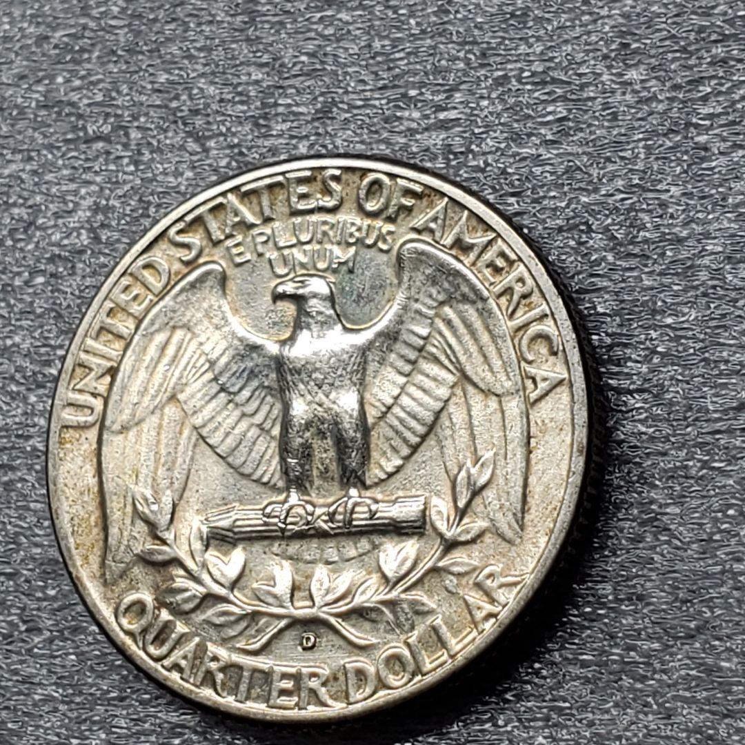 3149.　トーン最高　未使用　1952年　アメリカ　クォータードル