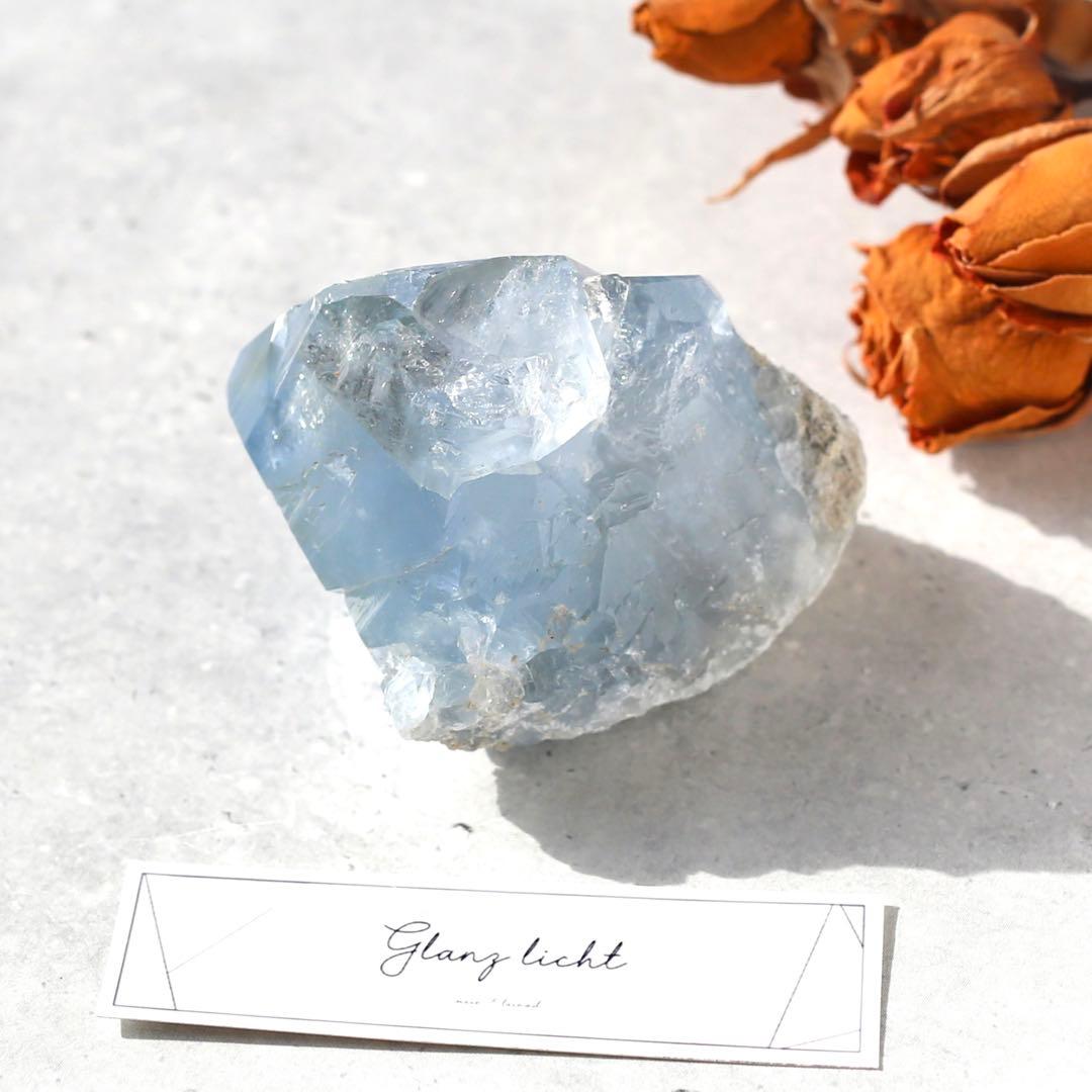 ミニ セレスタイト クラスター天青石 天使の石 鉱物 天然石 安眠 癒し