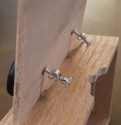 200.世界にひとつだけ 青珊瑚(レインボーコーラル)のイヤリング 希少品