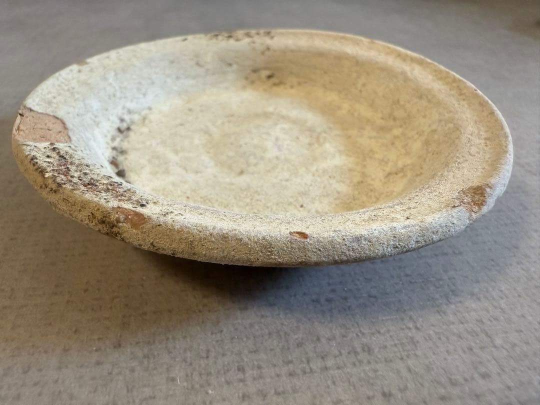 陶器　鎌倉時代　日本　アンティーク　小皿　2枚セット　山茶　古陶器