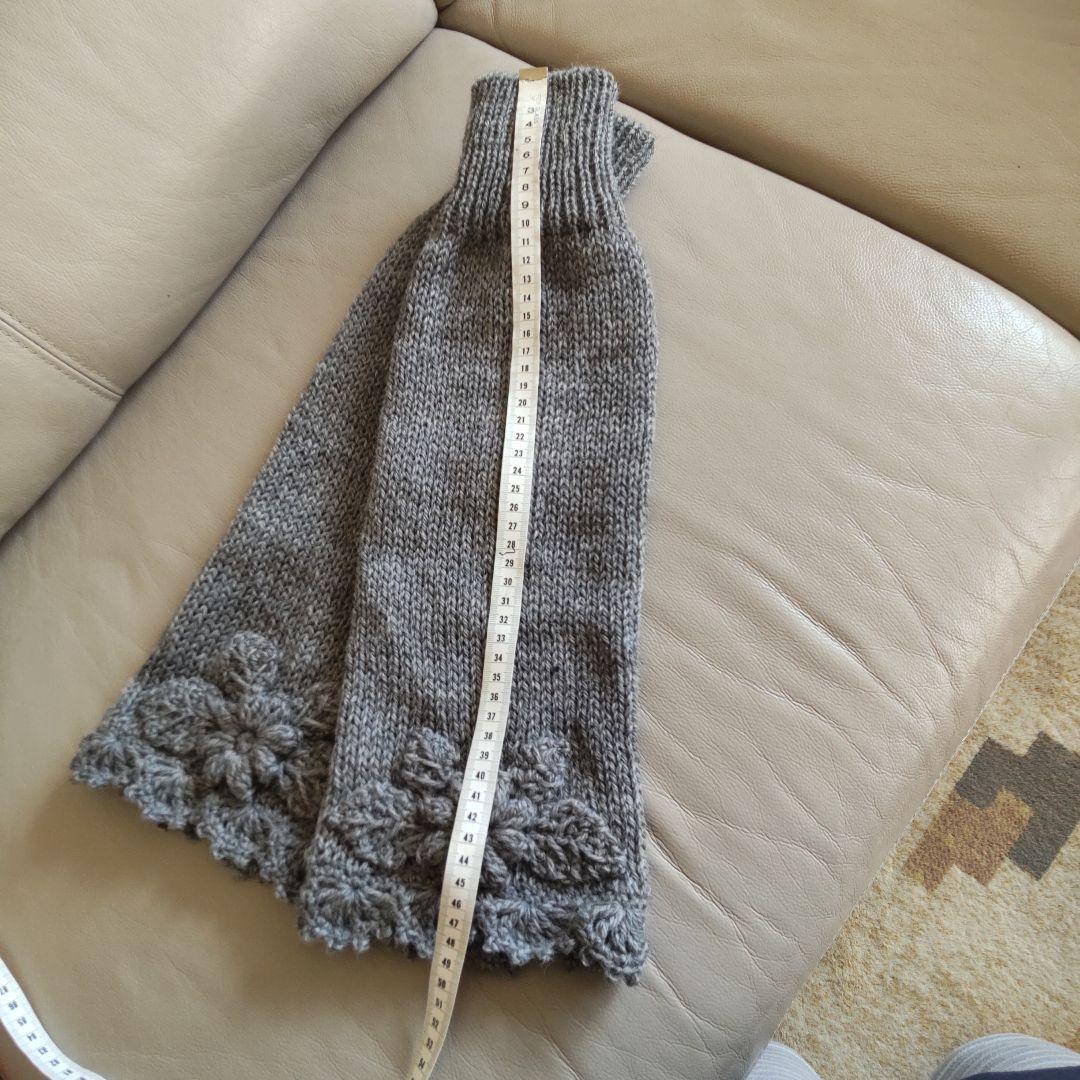 ご予約済!№507落ち着いたグレー♡レッグウォーマー♡ハンドメイド♡ルーズ