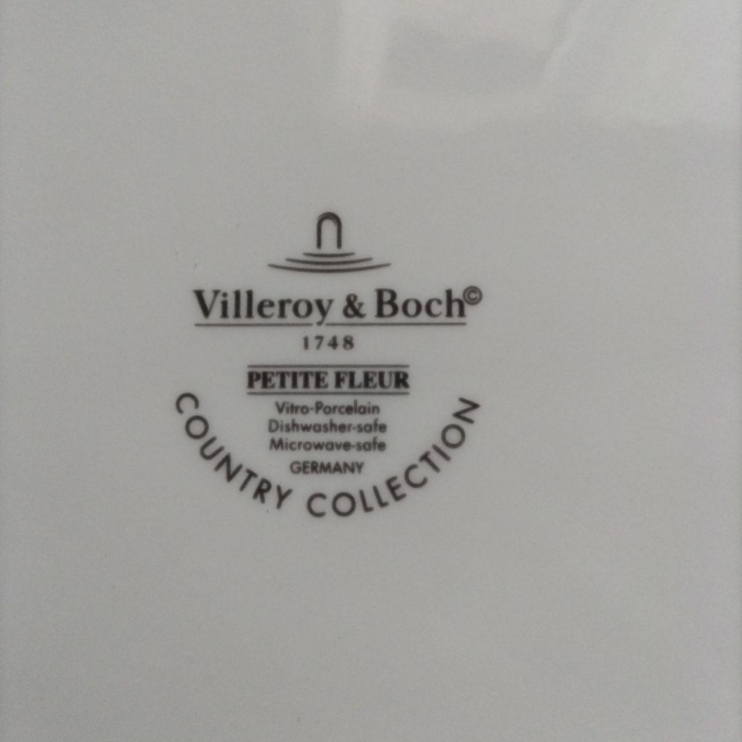 【美品】ビレロイ＆ボッホ　プチフルール　変形オーバル大皿