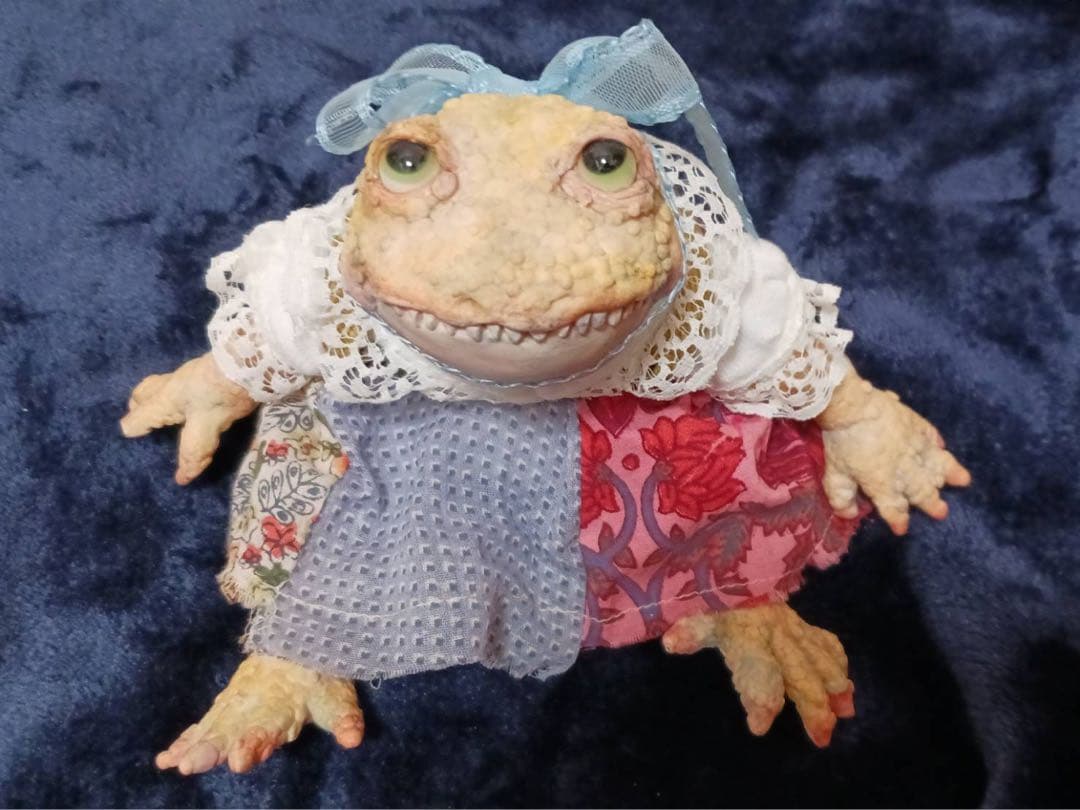 【新品】マキシム様の作品 カエルと木箱セット