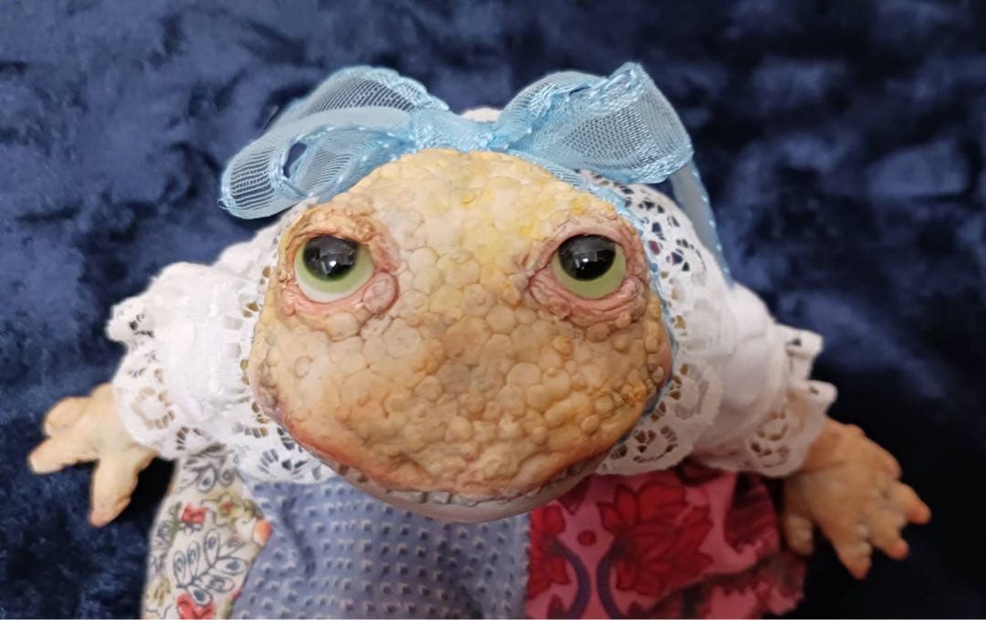 【新品】マキシム様の作品 カエルと木箱セット