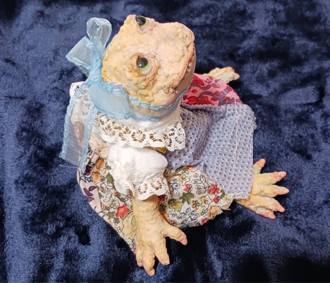 【新品】マキシム様の作品 カエルと木箱セット