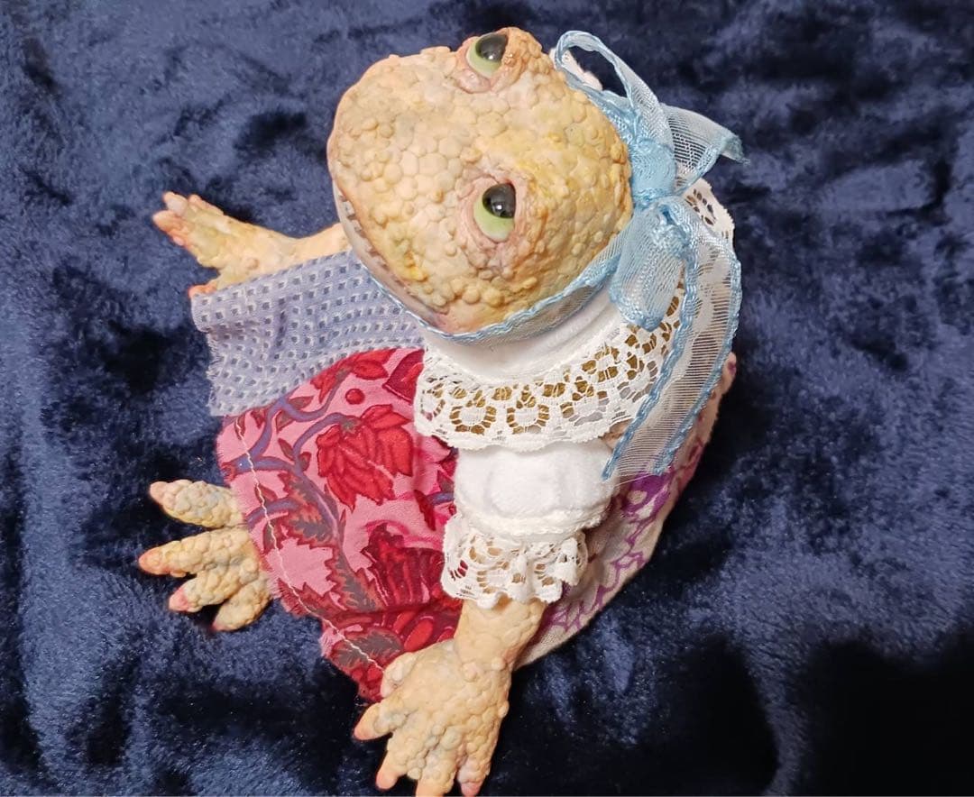 【新品】マキシム様の作品 カエルと木箱セット
