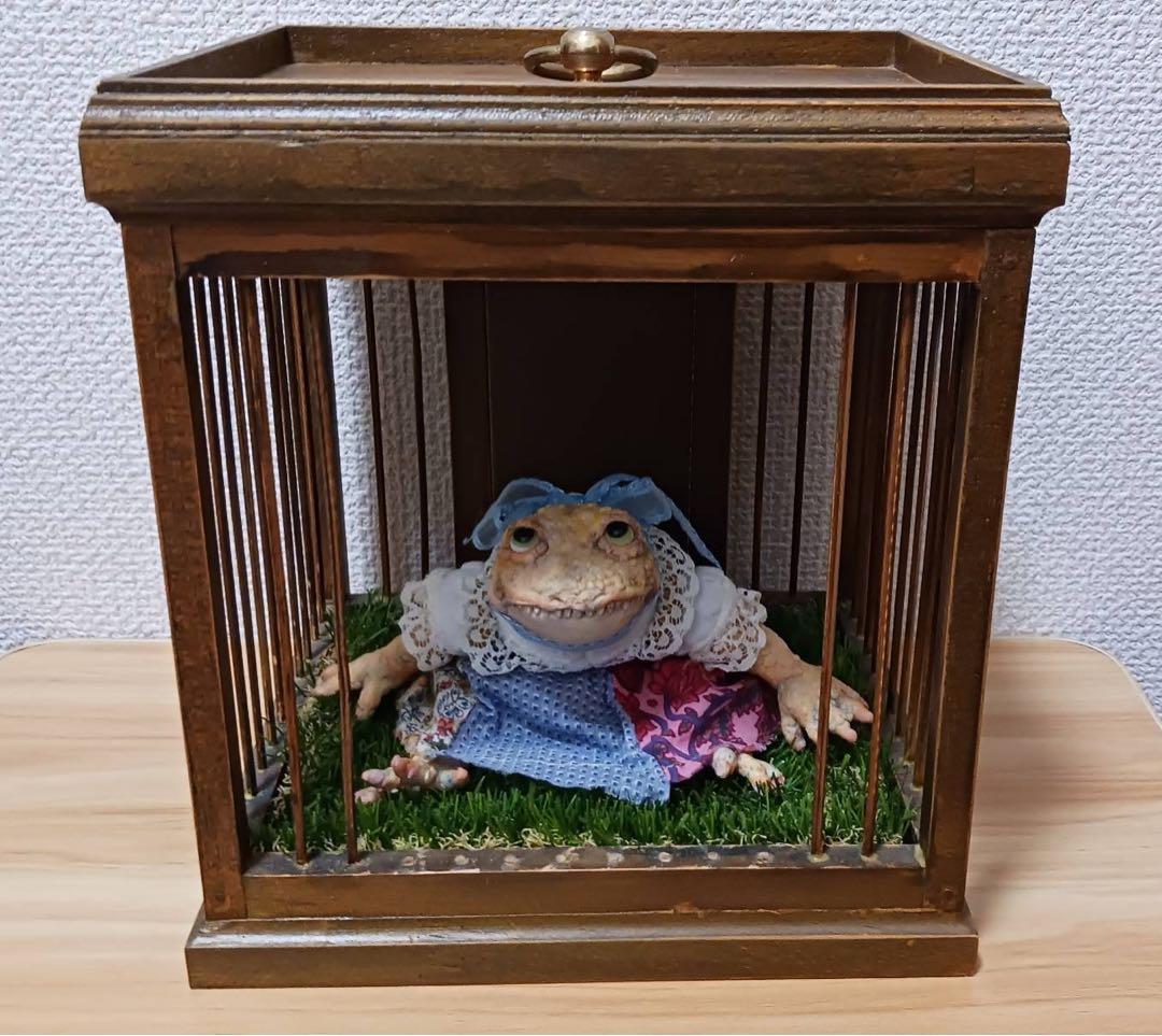 【新品】マキシム様の作品 カエルと木箱セット