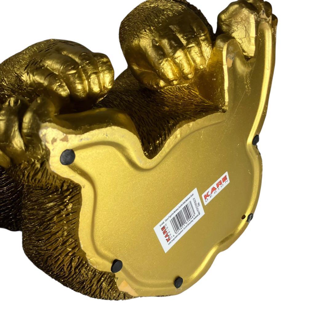 KARE モンキー ゴリラ オブジェ フィギュア ゴールド アート置物 入手困難