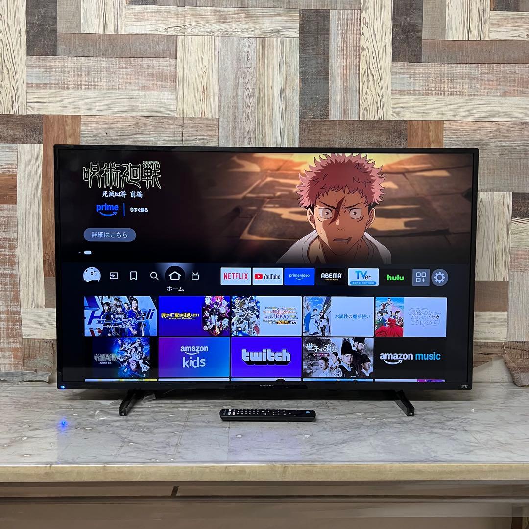 りきさん専用全国送料込フナイ43型Fire TV搭載4Kスマートテレビ