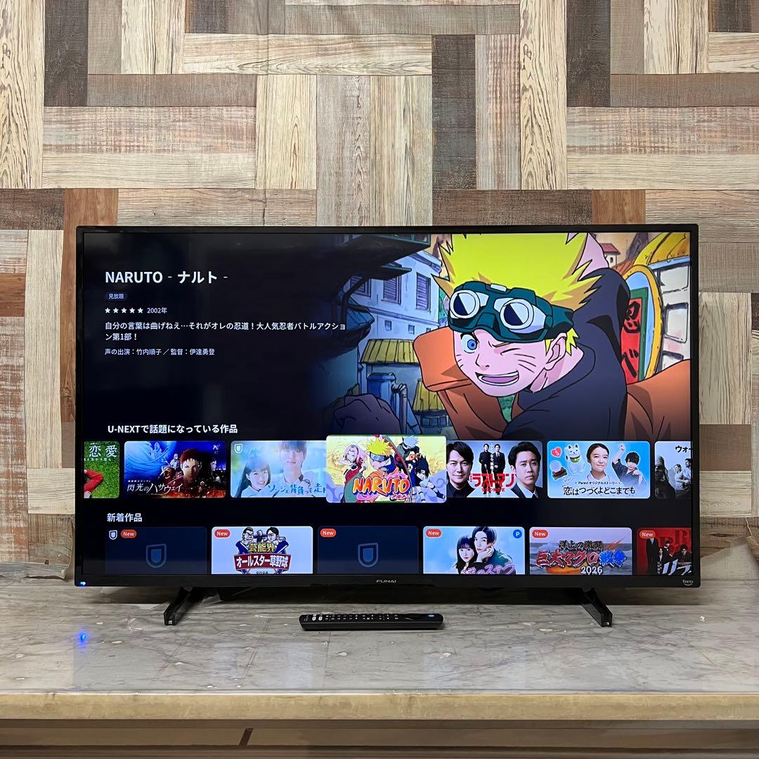 りきさん専用全国送料込フナイ43型Fire TV搭載4Kスマートテレビ