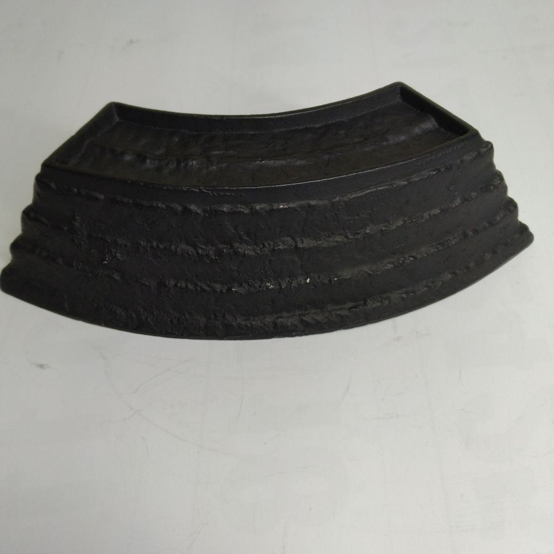 新品未使用 南部鉄器 水盤 花器 華道 伝統工芸品 ヴィンテージ アンティーク