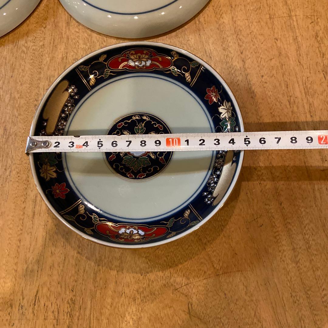 有田焼未峰窯古伊万里絵付け皿五枚箱付き