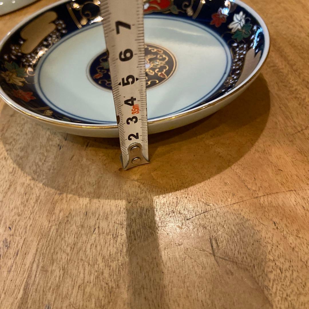 有田焼未峰窯古伊万里絵付け皿五枚箱付き