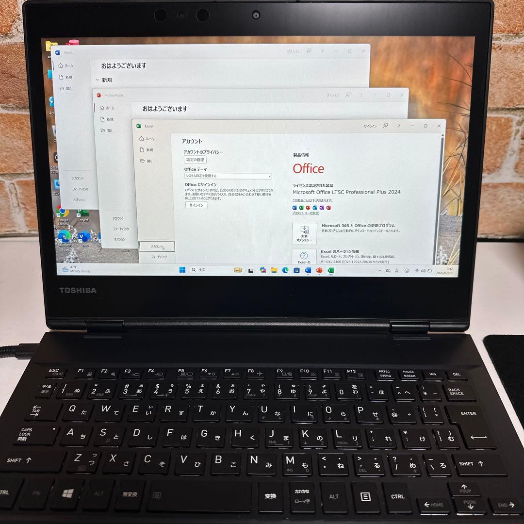東芝ノートPC FHD SSD メモリ8GB Windows11 オフィス付き