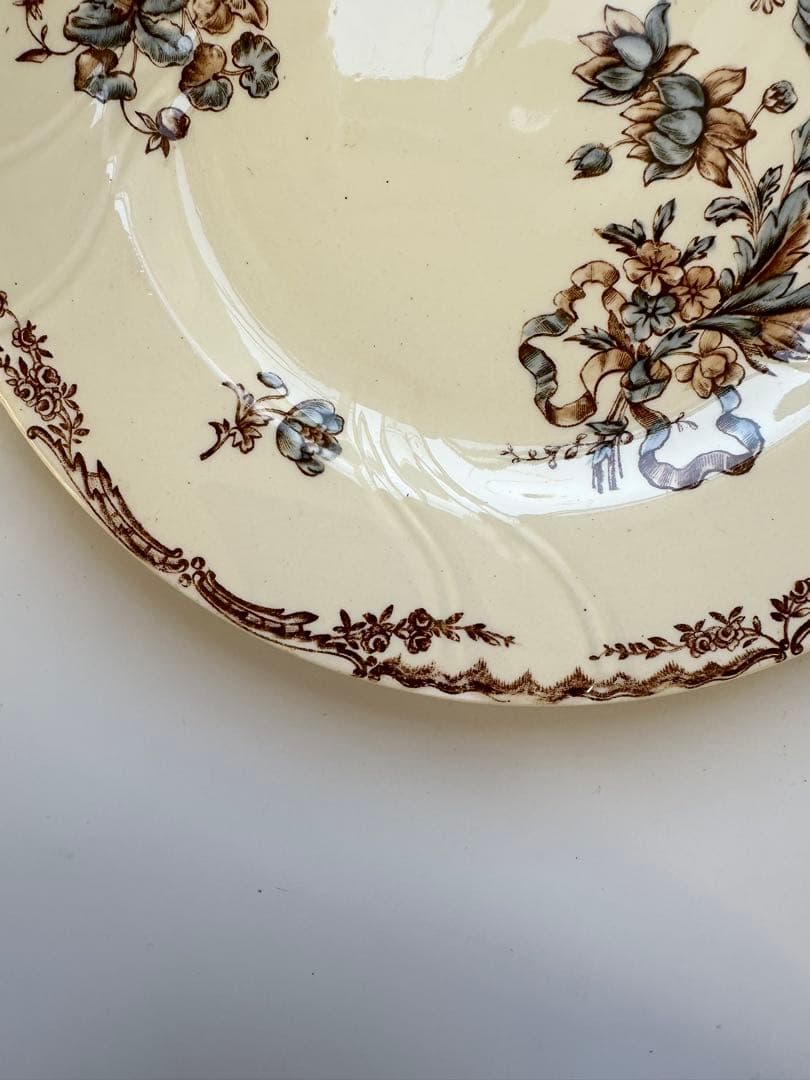 SALINS サラン窯　フランス　アンティーク　プレート　平皿