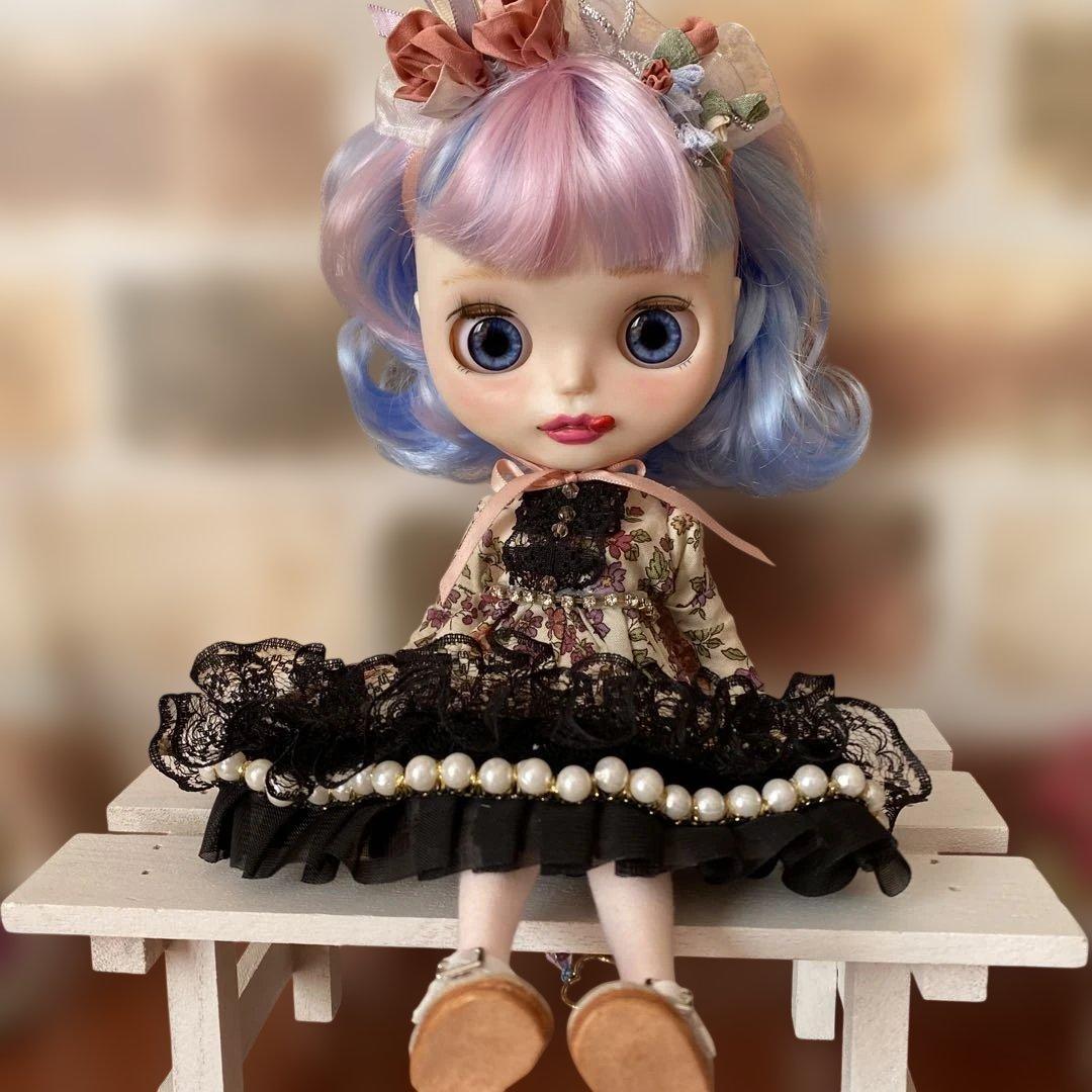 【最終値下】カスタムアイシードール『yammy!』ウェーブボブの子を結いました