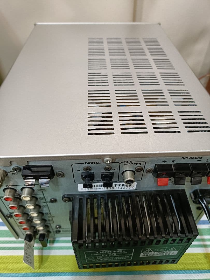 ONKYO FR-X7A CD,MD,FM/AM 整備済完動品 リモコン付