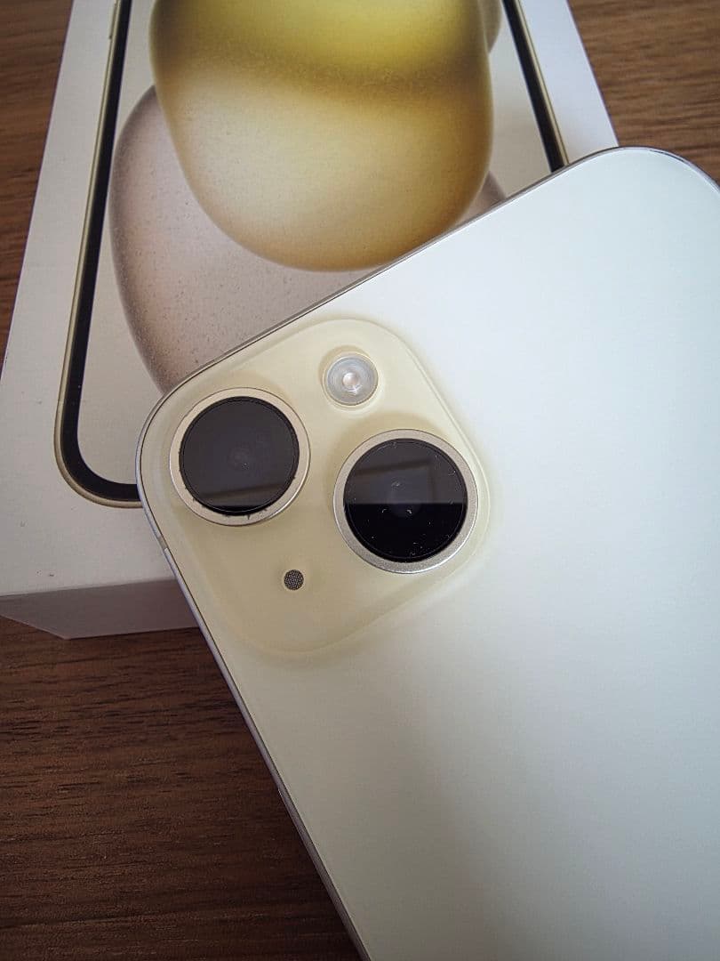 iPhone 15plus 128GB イエロー