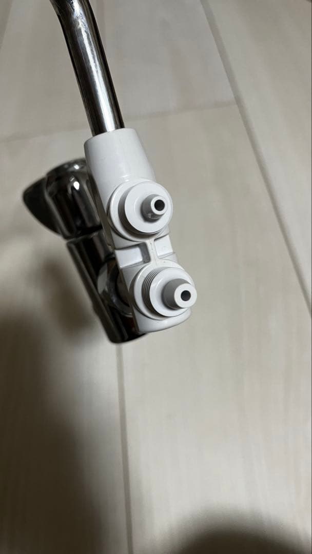 eSpring 浄水器 Ⅱ シャワー型水栓 取り付け用パーツキット 止水バルブ