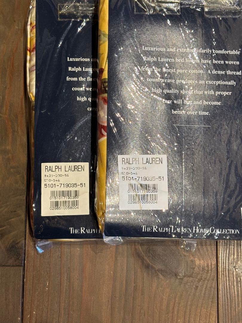 未使用　Ralph Lauren ダブル コンフォーターカバー＆ピローシャム2枚