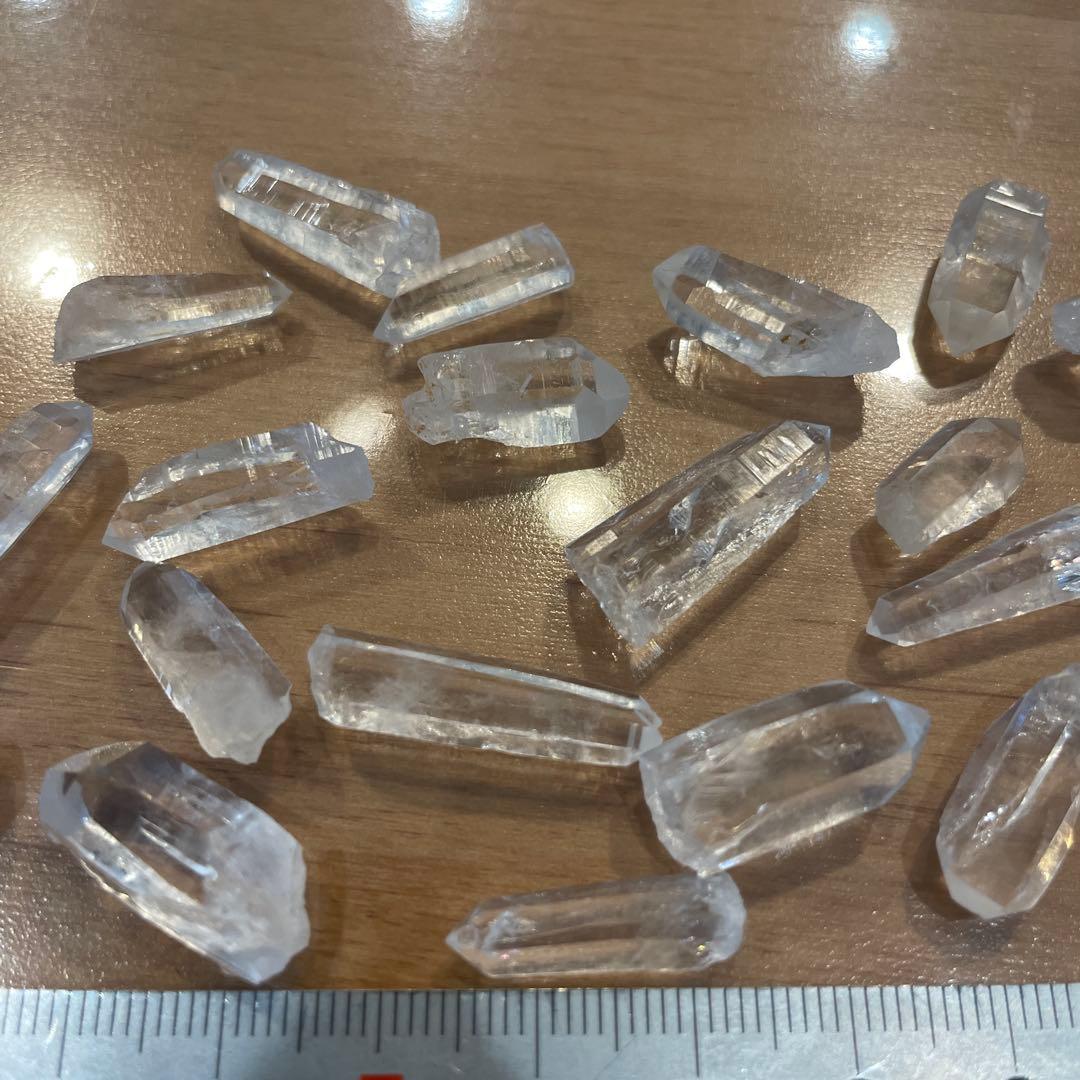 【国産鉱物】乙女鉱山産　水晶22本セット