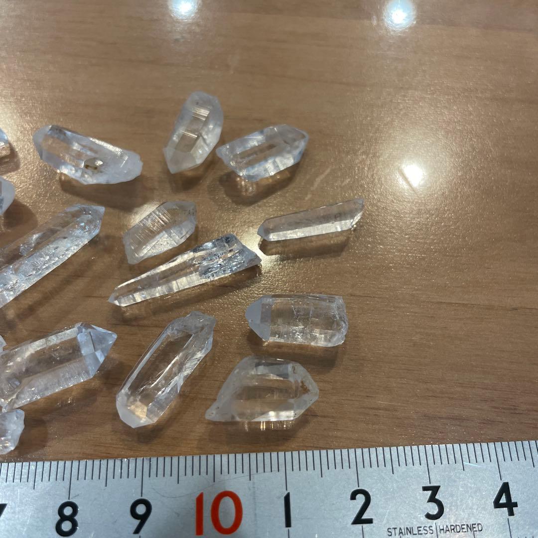 【国産鉱物】乙女鉱山産　水晶22本セット