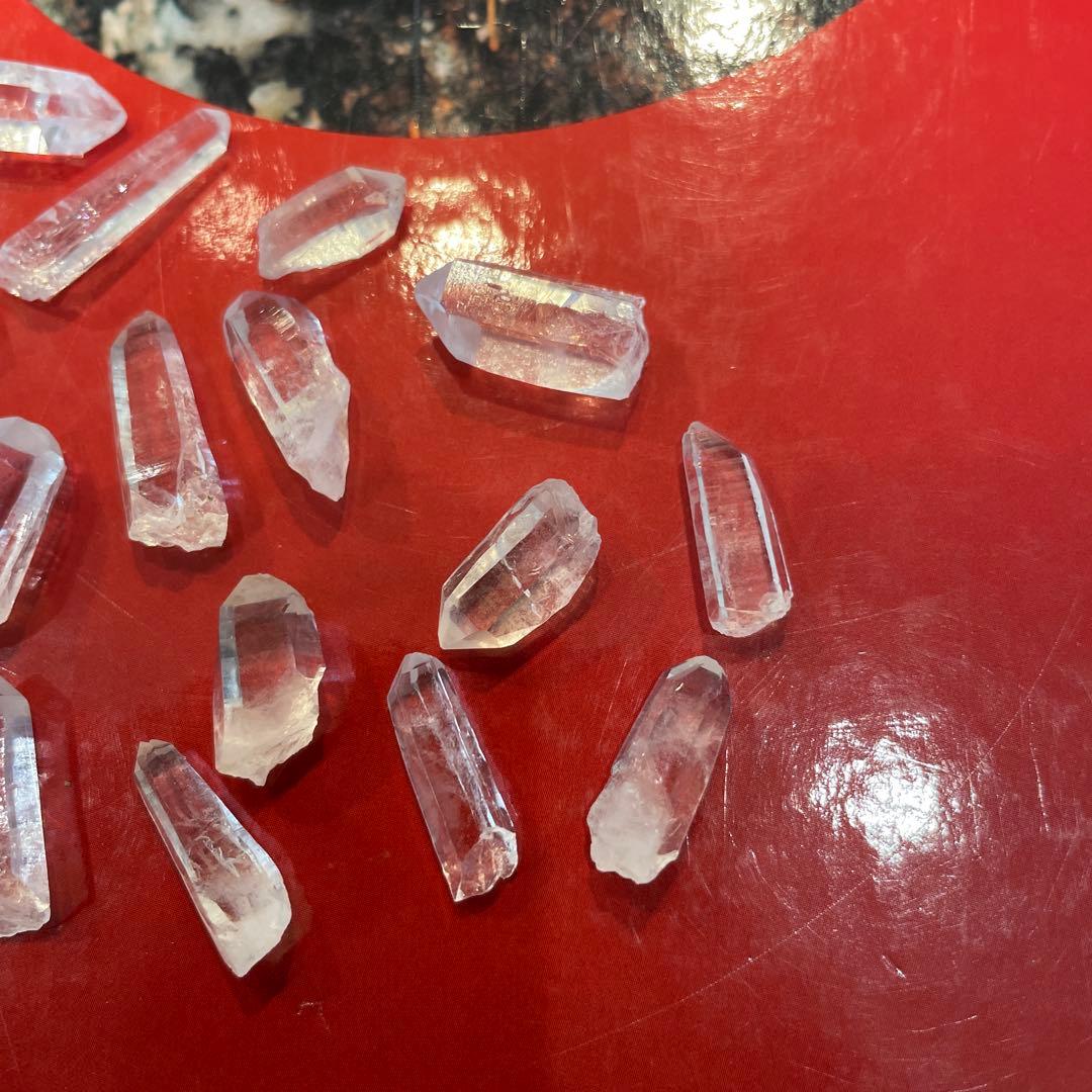 【国産鉱物】乙女鉱山産　水晶22本セット