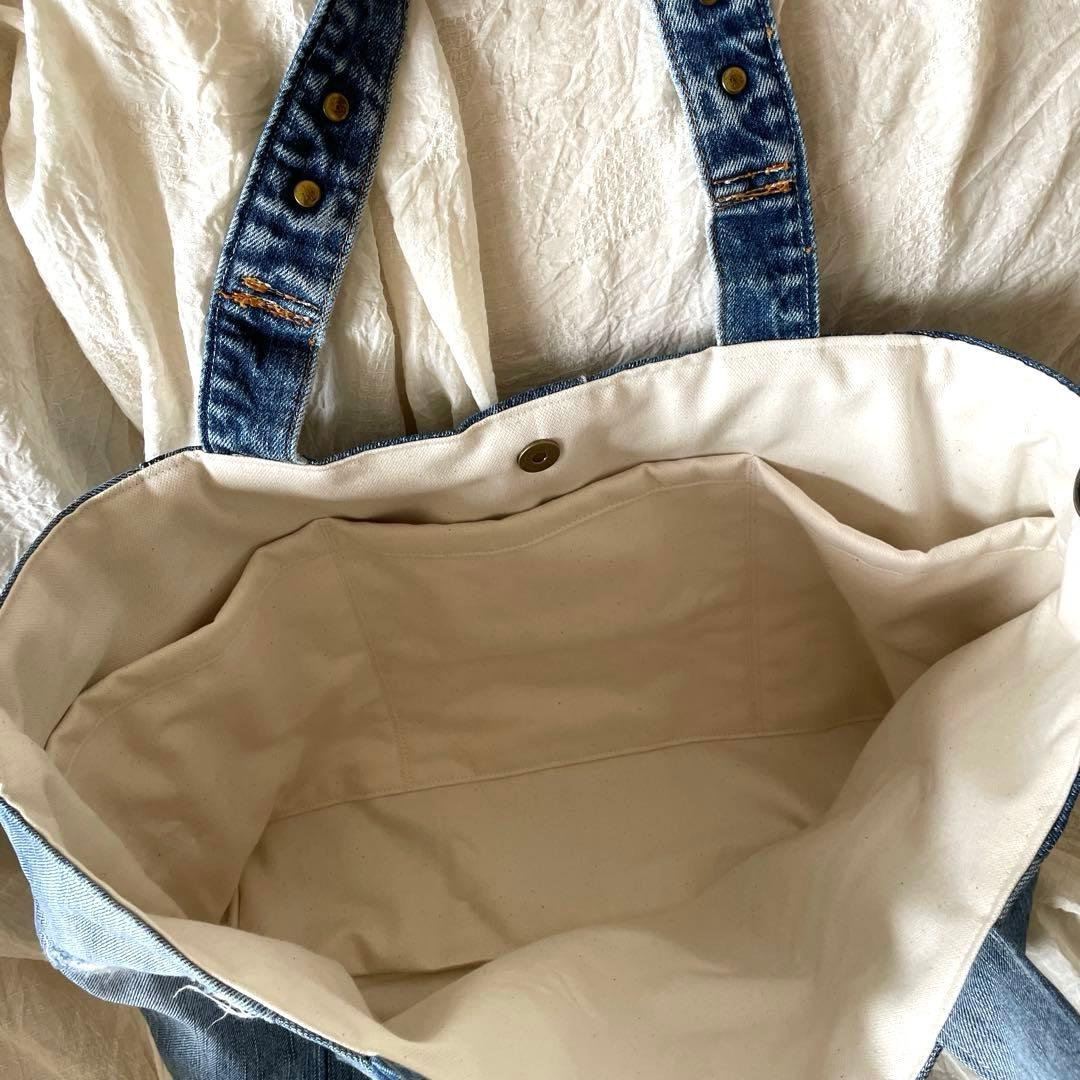 【専用】 デニム トート バッグ リメイク ダメージ