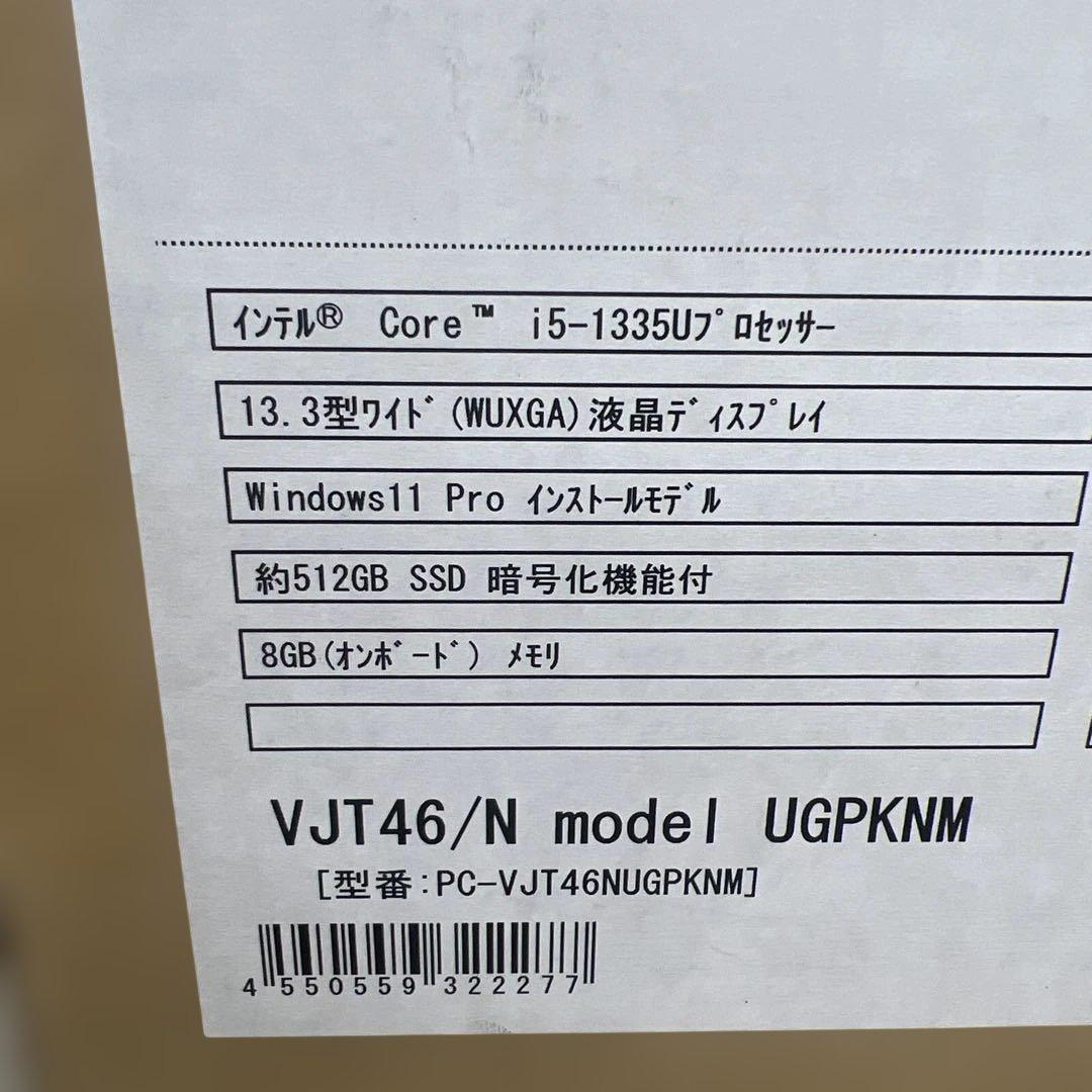 Windowsノート本体 601353 NECVersaPro VJT46/N 8GB/512GB