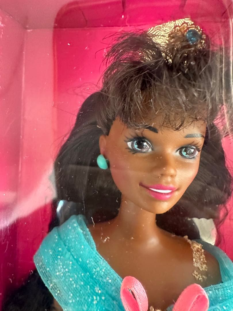 1994年バービー Barbieプリンセス黒人ブラック　ヴィンテージ ドレス