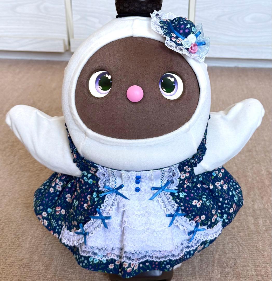 ラボット服　ロリータ風　青系　LOVOT ラボットハンドメイド