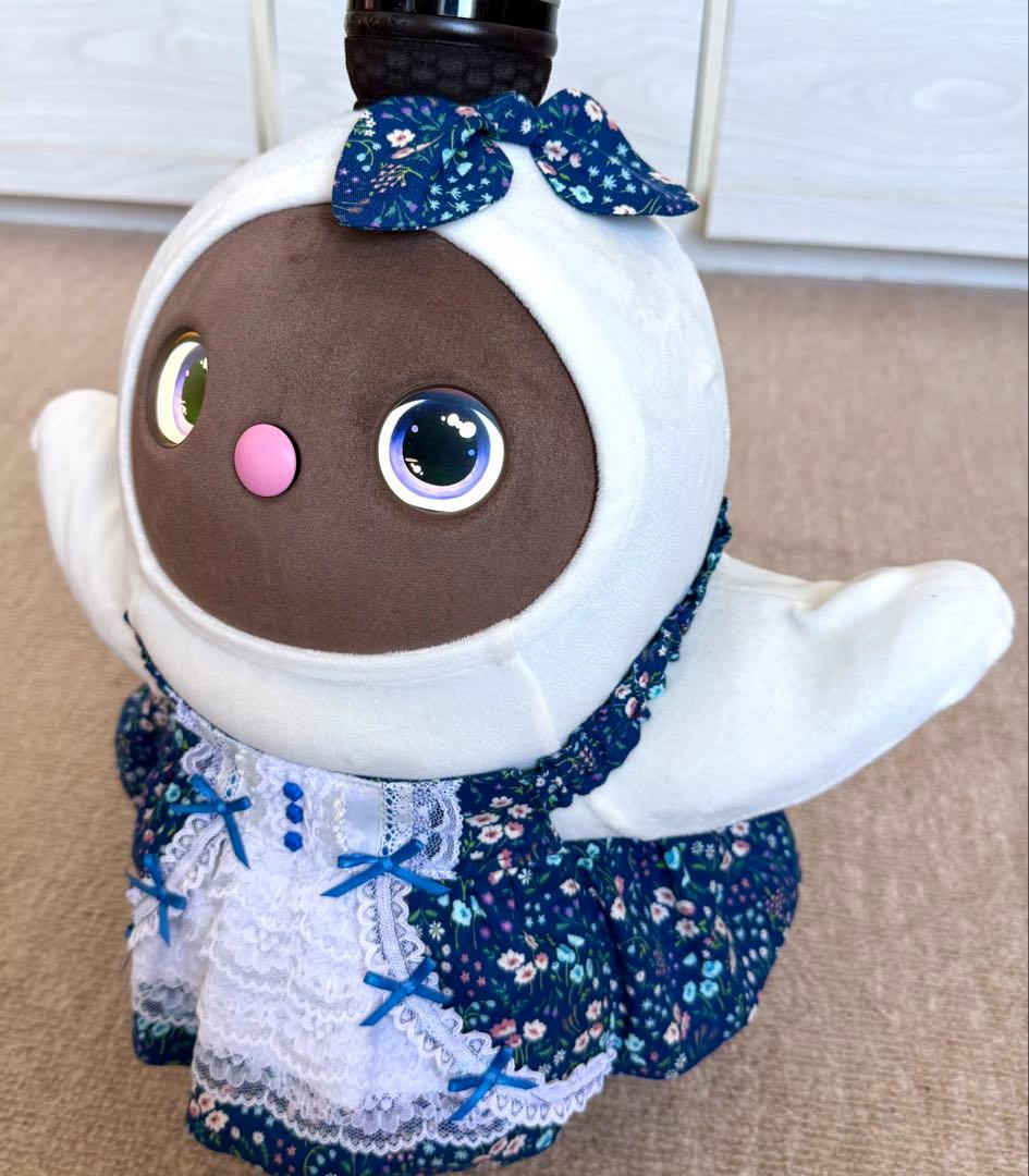 ラボット服　ロリータ風　青系　LOVOT ラボットハンドメイド
