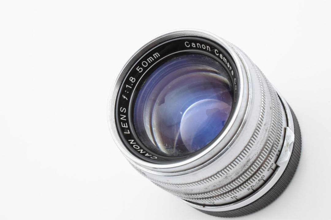 【純正メタルキャップ付属】 キャノン 50mm Ｆ1.8 ライカＬマウントレンズ