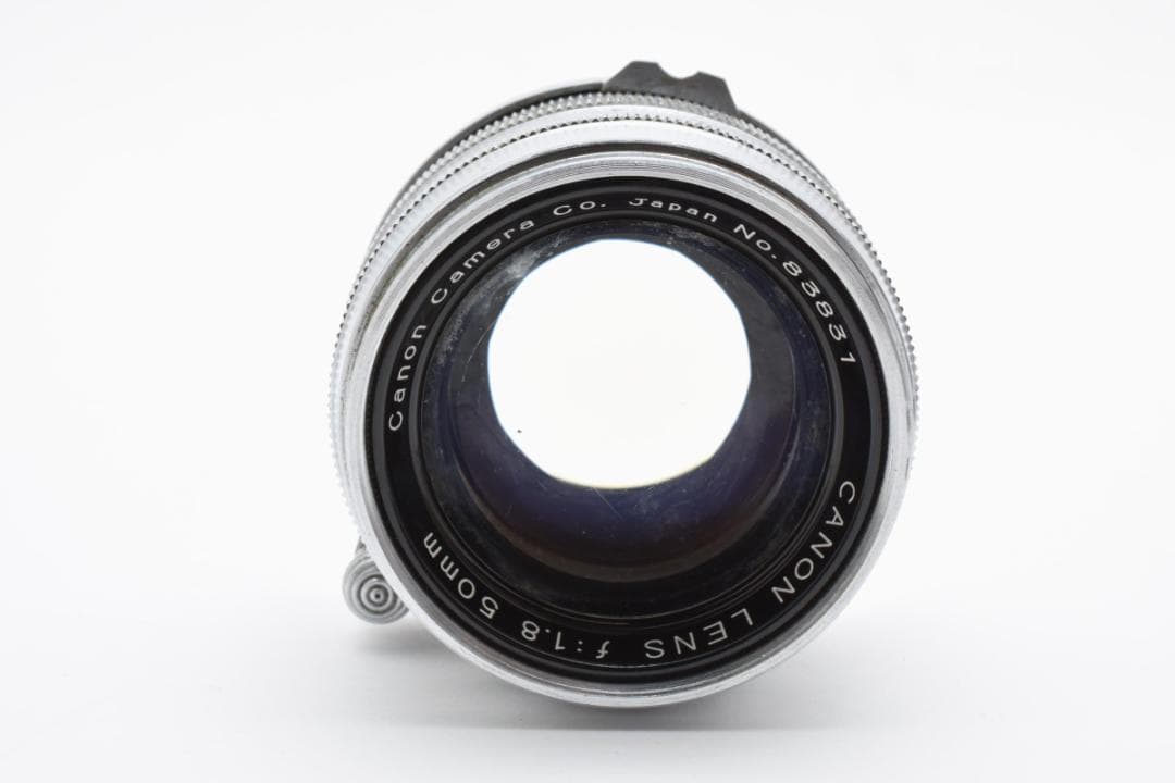 【純正メタルキャップ付属】 キャノン 50mm Ｆ1.8 ライカＬマウントレンズ