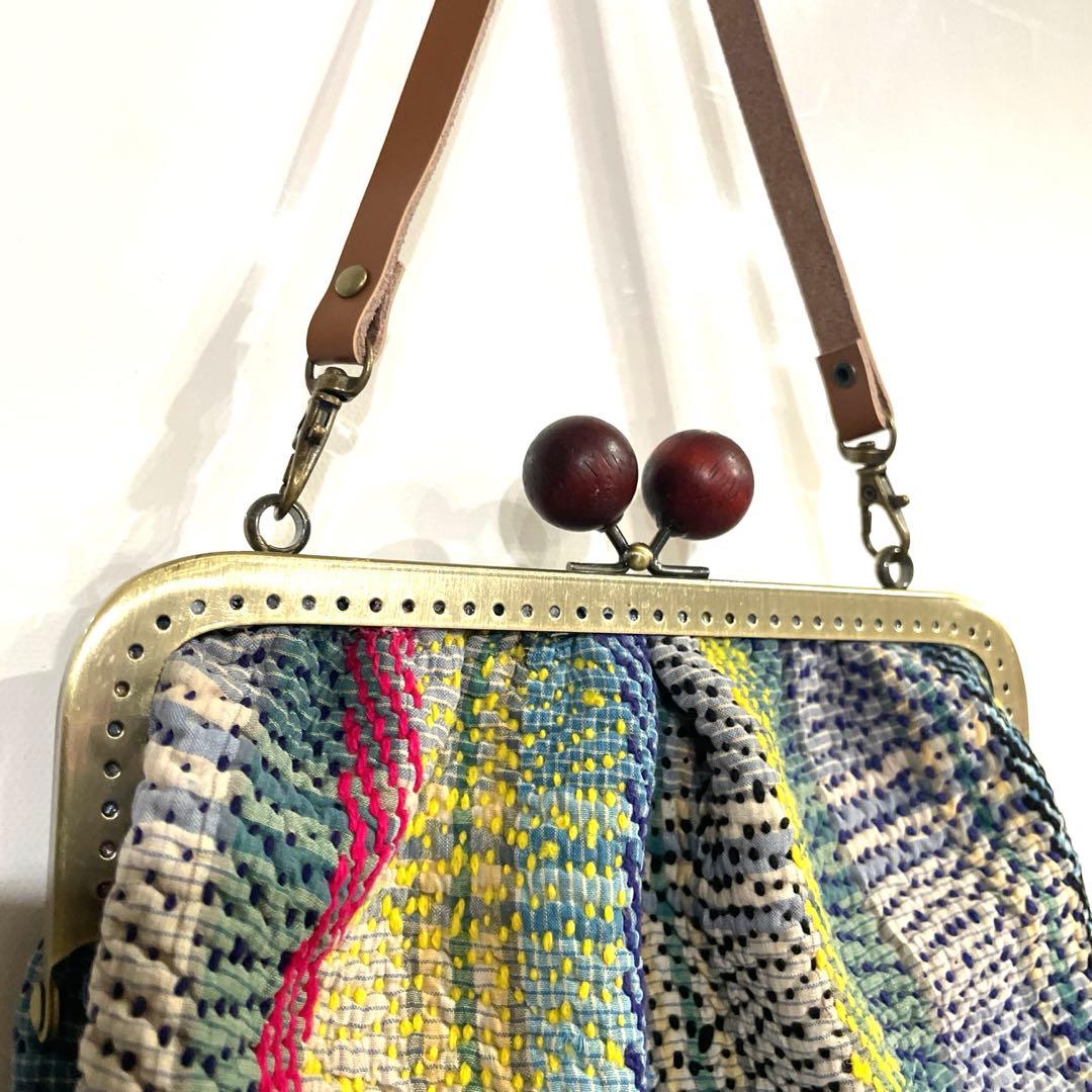 専用　5点　2195 がま口バッグ、ポーチ 　ラリーキルト　カンタキルト