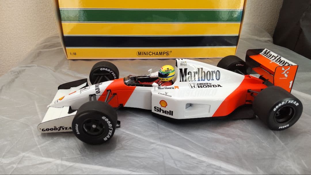 1/18 MP4/7 マクラーレンホンダ セナ MINICHAMPS 美品