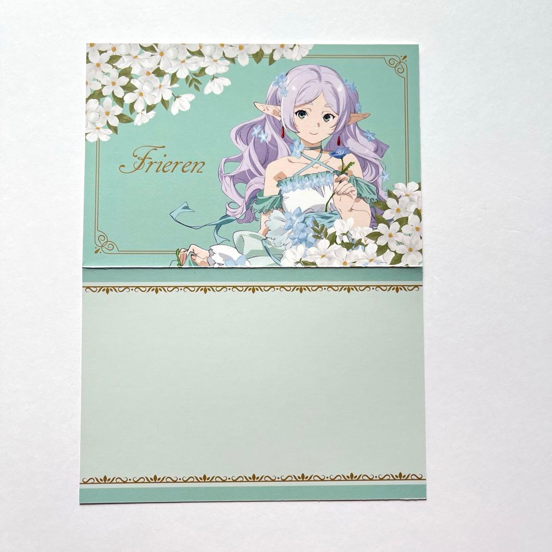葬送のフリーレン Flower Garden 招待状風カード クリアコースター