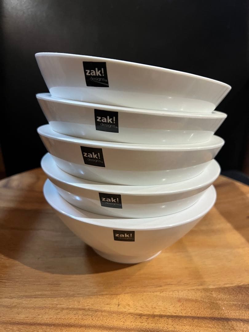 zak! designs ホワイト食器セット プレート　ボウル　10点　美品