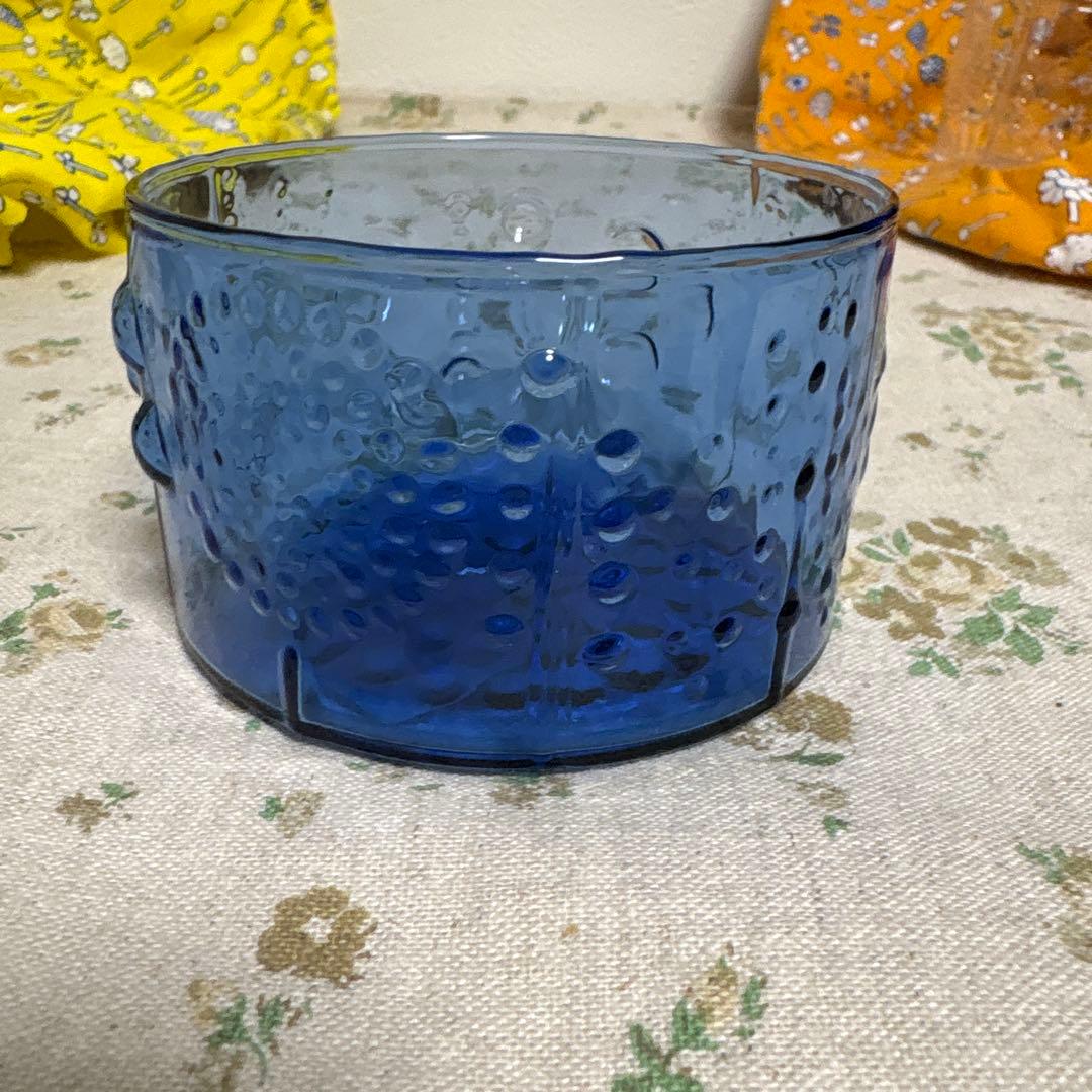 未使用 イッタラ フローラ クリア ウルトラマリン 80mm ボウル スコープ