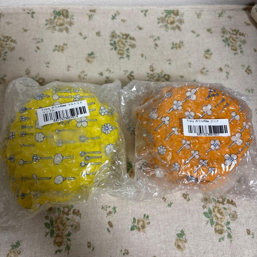 未使用 イッタラ フローラ クリア ウルトラマリン 80mm ボウル スコープ