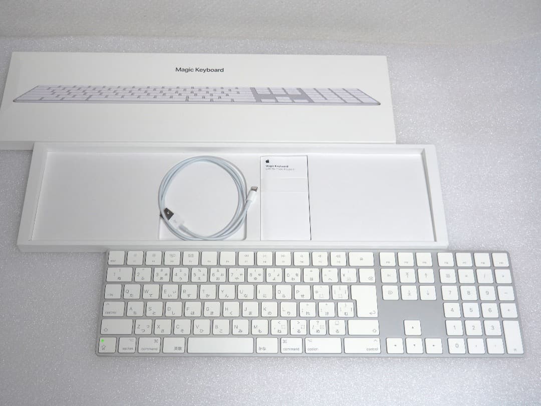 動作確認 Apple Magic Keyboard 10キー (JIS)