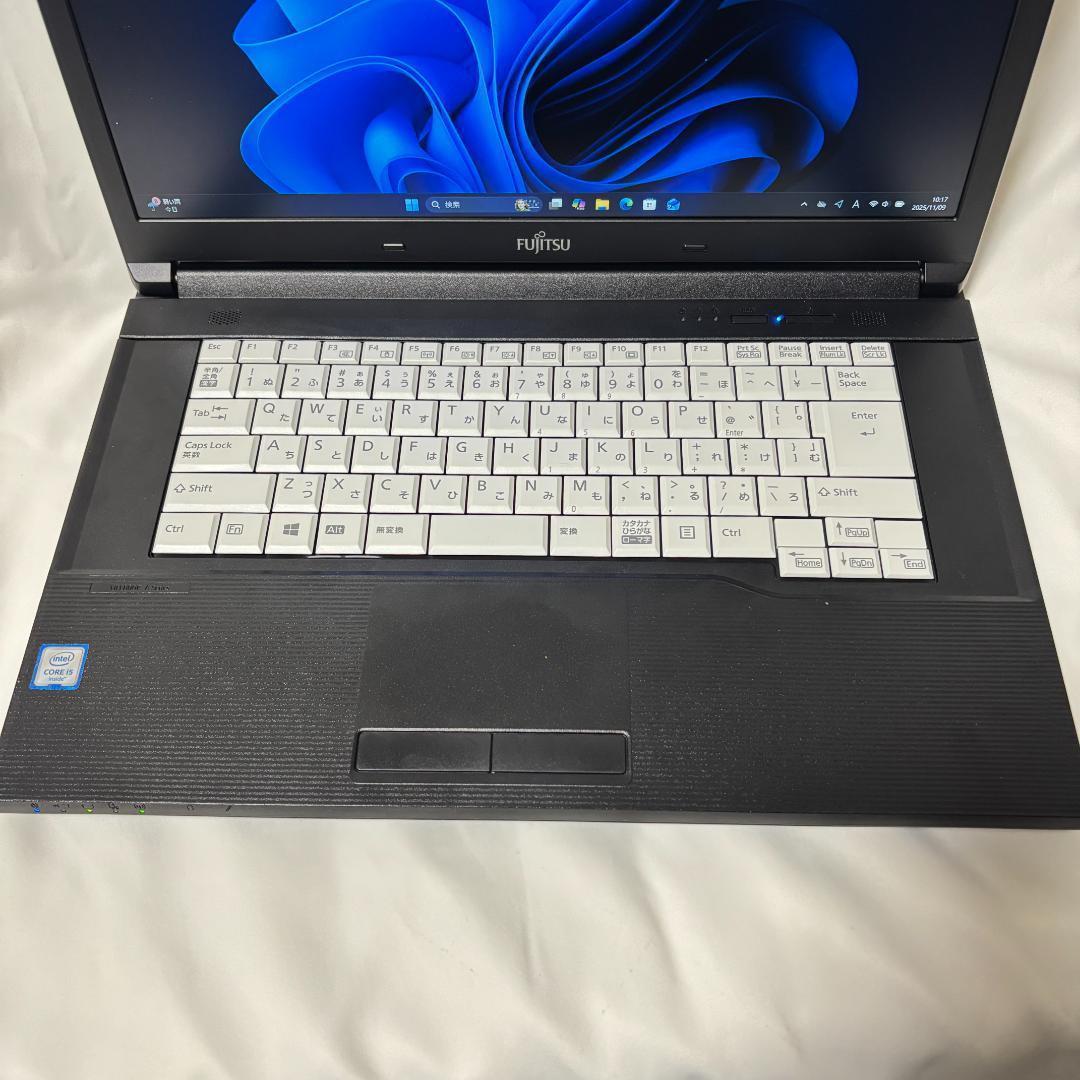 F07B【美品】15.6型FHD/i5第6世代/8GB/SSD256GB