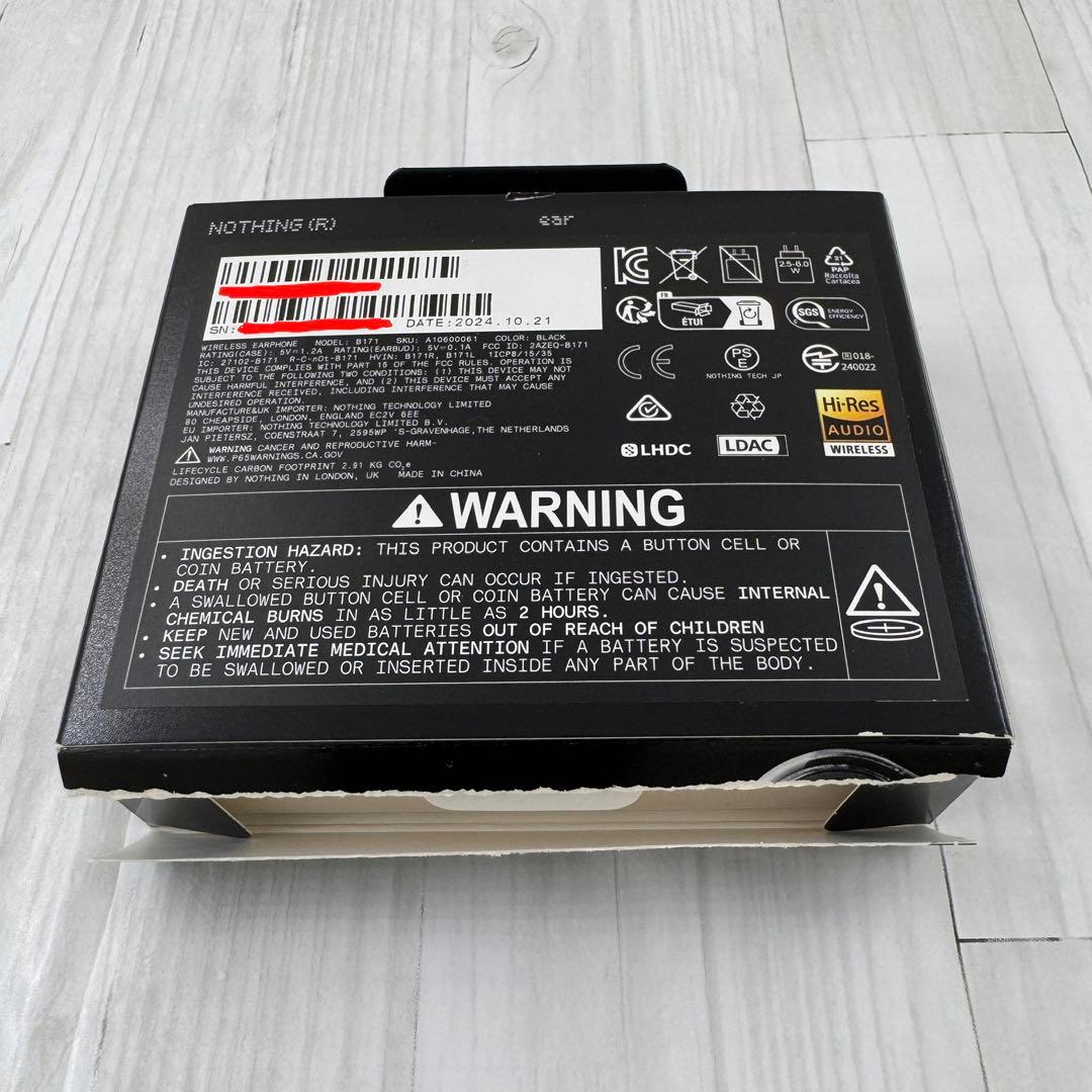 【VGP 2025金賞受賞】 Nothing ear