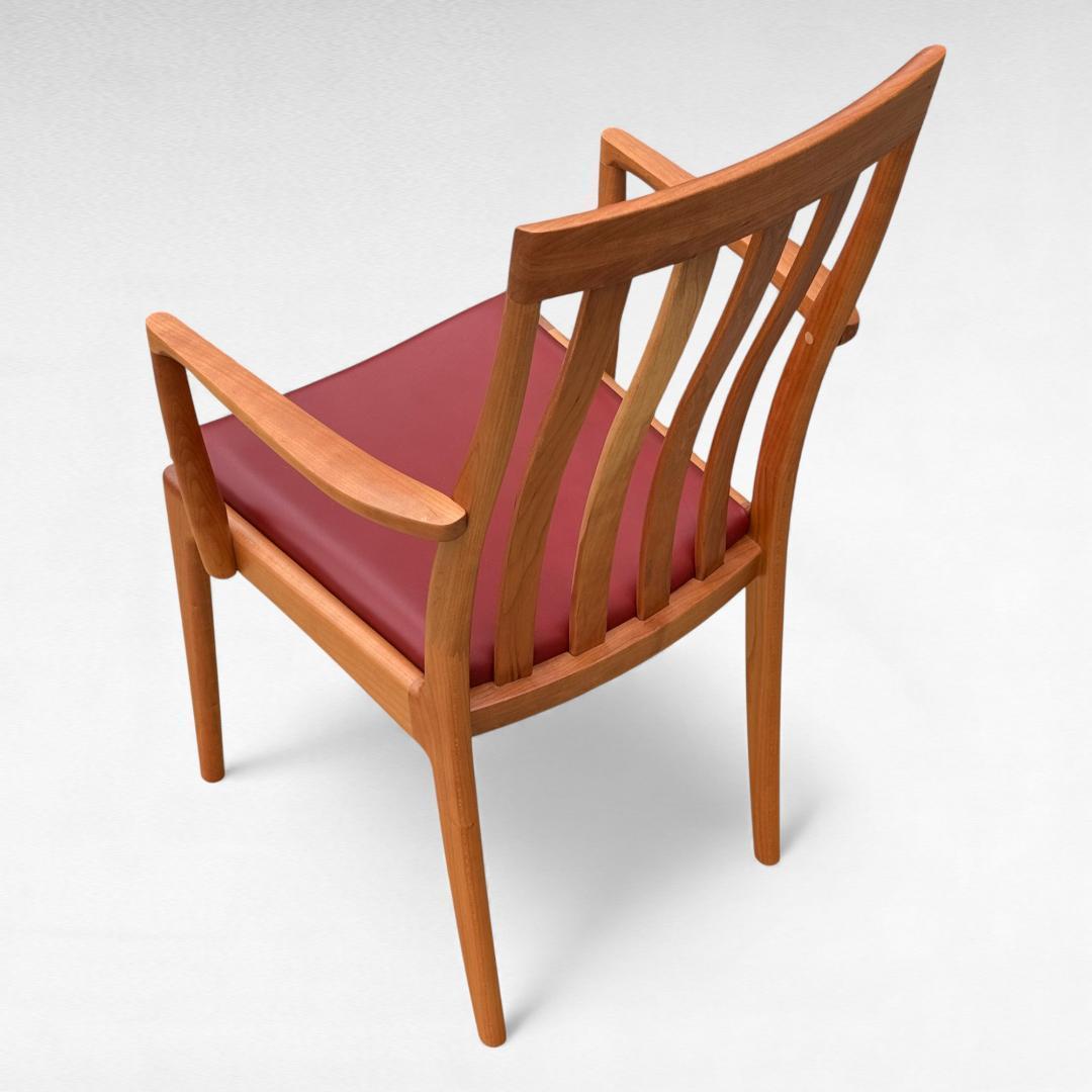 GOJIRA ②美品 ナガノインテリア 高級本革チェア DC322