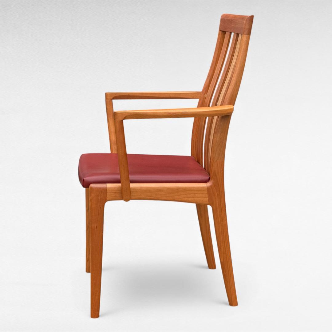 GOJIRA ②美品 ナガノインテリア 高級本革チェア DC322