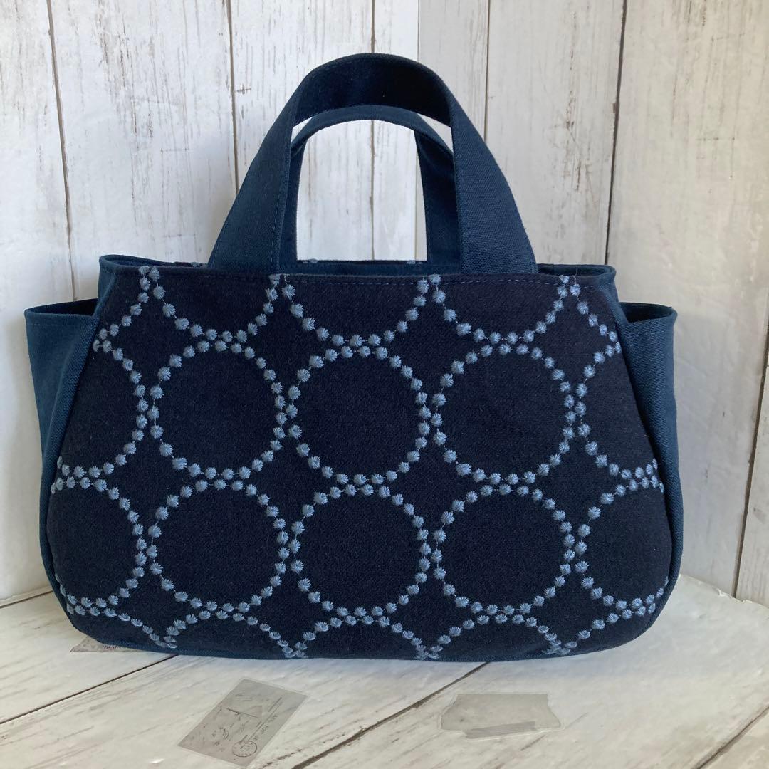 ハンドメイド ミナペルホネン dop タンバリン のプランプバッグmini