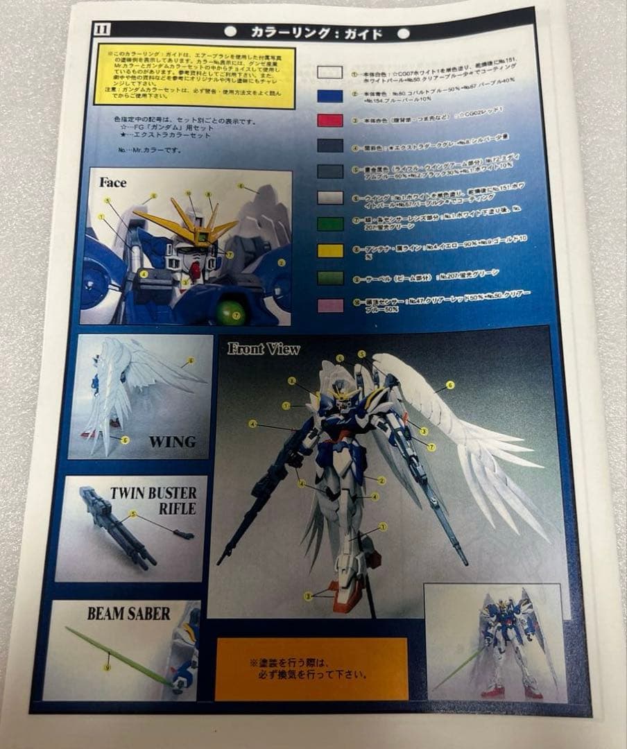 【30】W-GUNDAM ゼロカスタム 1/72スケール ガンプラガレージキット