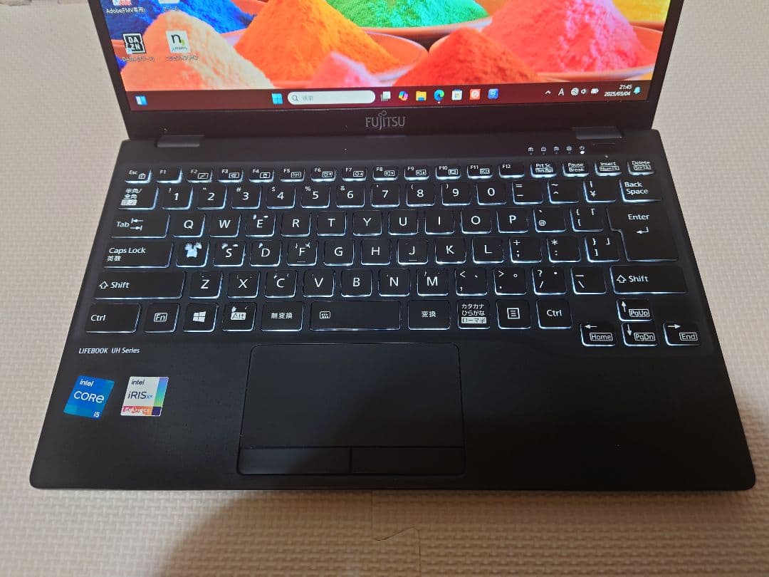 富士通Lifebook/i5-1135G7/16G/750g超軽量ノートパソコン
