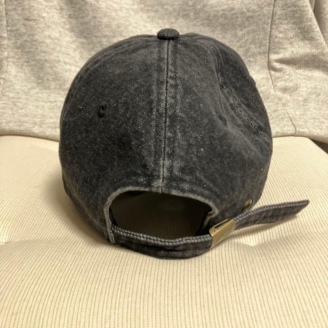よふかしのうた 七草ナズナ　刺繍キャップ(BLACK DENIM Ver.)